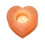 Salt Heart Candle Holder (Pack of 2) Large Click to enlarge Salt Heart Candle Holder