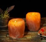 Natural Salt Candle Holder (Pack of 2) - Image 4