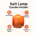 Himalayan Salt Flower candle Holder (Pack of 2) - Image 3