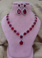 American Diamond Necklace Set - Image 4