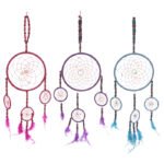 Dreamcatcher with Feathers and Chunky Beads - Image 2