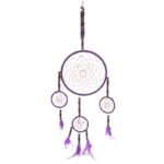 Dreamcatcher with Feathers and Chunky Beads - Image 4