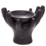 Open Hands Ceramic Oil Burner - Image 3